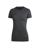 JAKO 6129D T-Shirt Premium Basics Dames - Antraciet Gemeleerd - 44 - thumbnail