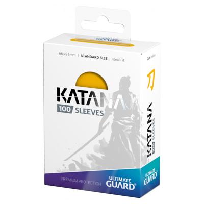 Ultimate Guard Katana Sleeves Standard Size (100) - Yellow