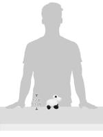 TRIXIE PLUCHE DIER MET TOUW EN TENNISBAL ASSORTI 28 CM 3 ST - thumbnail