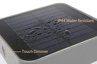 Lutec Table Cube LED-Solarlamp (grijs) - thumbnail