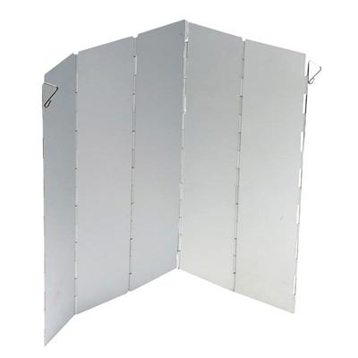Bo-camp Kookwindscherm 5 Delig Universeel 36 Cm Hoog Zilver