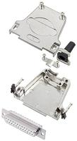 encitech DTZF25-DMS-W-K 6355-8045-13 D-sub female connectorset 180 ° Aantal polen: 25 Soldeerkelk 1 stuk(s) - thumbnail
