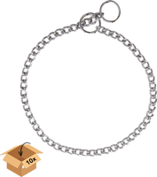 Slipketting kleine schakel - Verchroomd - Set van 10 stuks - thumbnail