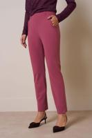Anne bonded trousers - vintage berry - 13369 - thumbnail