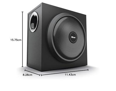 Trust Yuri 2.1 Speakerset met Subwoofer Zwart