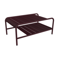 Fermob Luxembourg tuintafel laag 90x55 cm Black Cherry - thumbnail