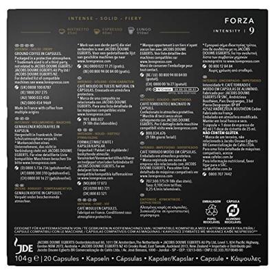 Koffiecups L&apos;Or espresso Forza 20 stuks