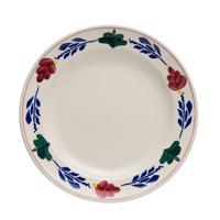 Boerenbont bord plat 25,5 cm - thumbnail