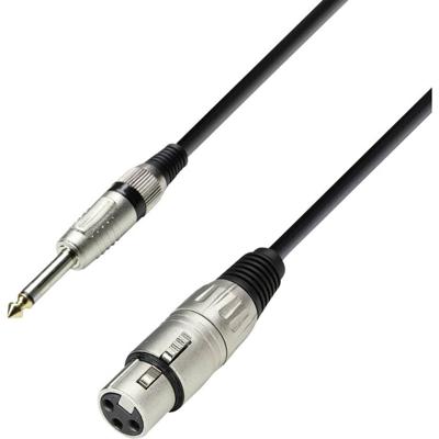 Adam Hall 3 Star MFP 0300 microfoonkabel 1x XLR female naar 1x jack mono 3m