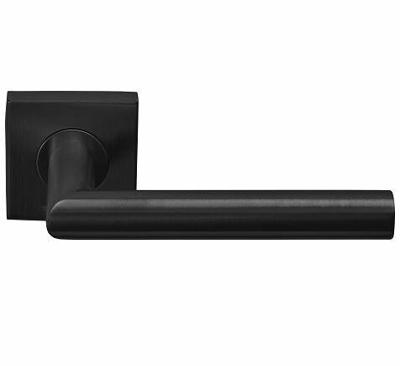 Formani Basics LB2-19BSQ deurkruk geveerd op vierkant rozet - PVD gumetal