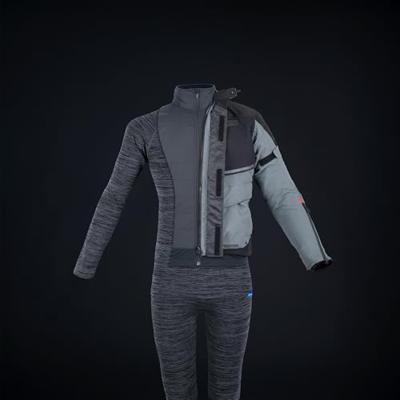 OXFORD longtight "geavanceerde basislaag". functional pants gray l/xl