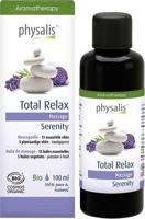 Physalis Massageolie total relax bio 100 Milliliter - thumbnail