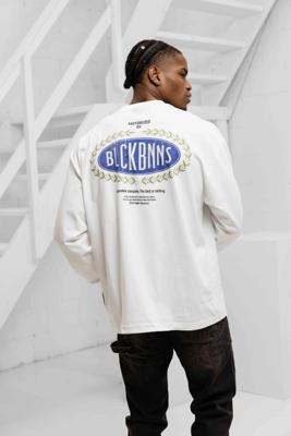 Black Bananas Automobile Longsleeve T-Shirt Heren Wit - Maat S - Kleur: Wit | Soccerfanshop