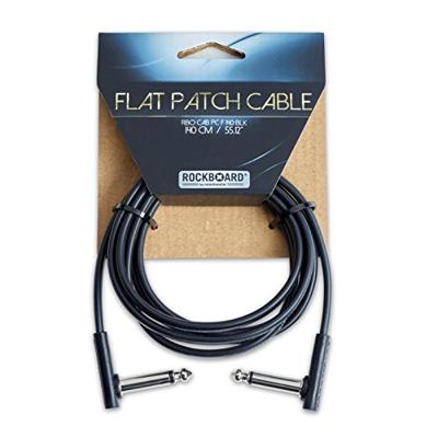 RockBoard Flat Patch Cable mono jack haaks 140 cm