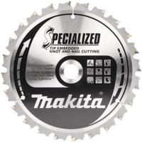 Makita Afkortzaagblad voor Hout | Specialized: Noest/Spijker | Ø 190mm Asgat 20mm 24T - B-40587 - thumbnail