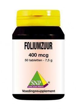SNP Foliumzuur 400 mcg 50 Tabletten