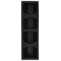 VidaXL Parkeerblokken 49x15x9 cm rubber 2 st - thumbnail