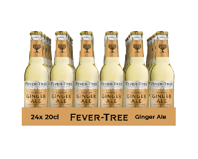 Fever Tree ginger ale (24x 20cl)
