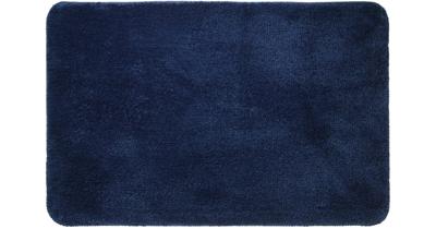 Badmat Sealskin Angora 100% Polyester 60x90x2 cm Blauw