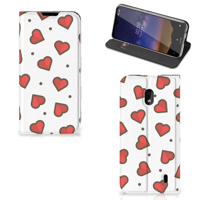 Nokia 2.2 | Hoesje met Magneet | Hearts - thumbnail