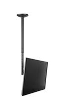 Neomounts FPMA-C060BLACK TV-plafondbeugel In hoogte verstelbaar 25,4 cm (10) - 101,6 cm (40) Kantelbaar en zwenkbaar - thumbnail