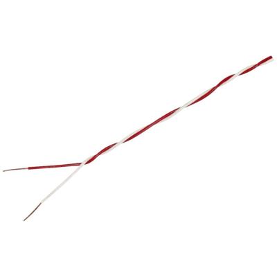 econ connect KD02TWSVS10 Schakeldraad 2 x 0.2 mm² Rood/wit 10 m