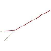 econ connect KD02TWSVS10 Schakeldraad 2 x 0.2 mm² Rood/wit 10 m - thumbnail