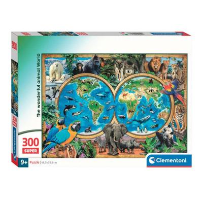 Clementoni legpuzzel super color the wonderful animal world, 300st. Clementoni legpuzzel super color the wonderful animal world, 300st.