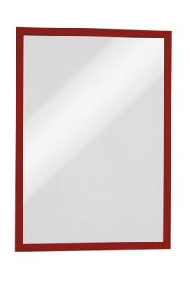 Durable Duraframe magnetisch kader, ft A3, rood, pak van 5 stuks