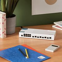 QNAP QSW-M408-4C netwerk-switch Managed L2 Gigabit Ethernet (10/100/1000) Wit - thumbnail