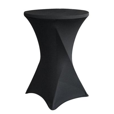Tafelrok brasq voor statafel 80cm zwart Tafelrok brasq voor statafel 80cm zwart