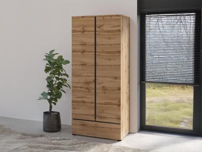 Kast CROSSAIR 2 deuren 1 lade wotan eik