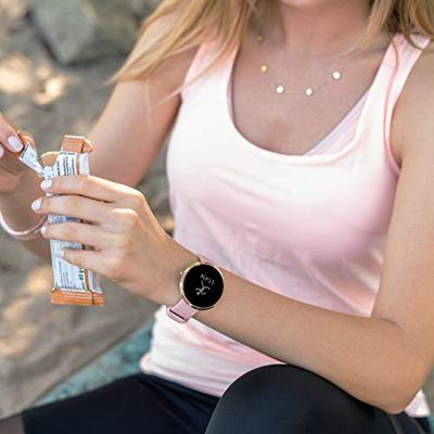 X-Watch 54010 Siona XW Fit Dames Smartwatch, Activity Tracker voor Android En apple iOS, Lichtroze Goud