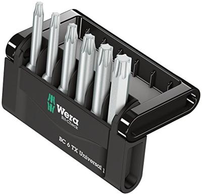 Wera 867/4 Z Mini-Check TX, 50 mm 05056472001 Bitset 6-delig Binnen-Torx
