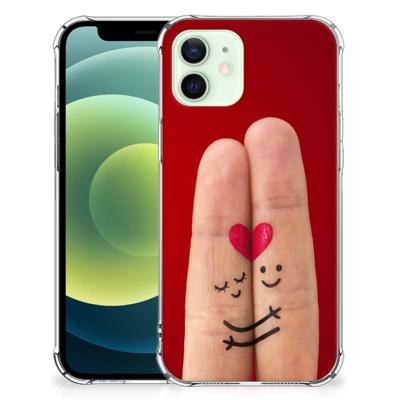 iPhone 12 Mini Anti Shock Bumper Case Liefde - Origineel Romantisch Cadeau iPhone 12 Mini Anti Shock Bumper Case Liefde - Origineel Romantisch Cadeau