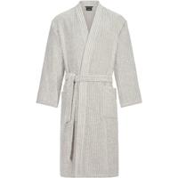 Cawö Cawo Heren Home Kimono, extra licht S 6536 natur-stein - thumbnail