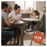 Kinderstoel - HAUCK - Zit en Opvouwbaar - Vanaf 6 maanden tot 15 kg - Opvouwbaar - Opbergmand onder de zitting - Dusty Mint - thumbnail