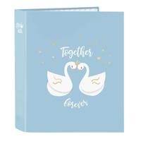 Ringmap Glow Lab Cisnes Blauw A4 27 x 33 x 6 cm - thumbnail