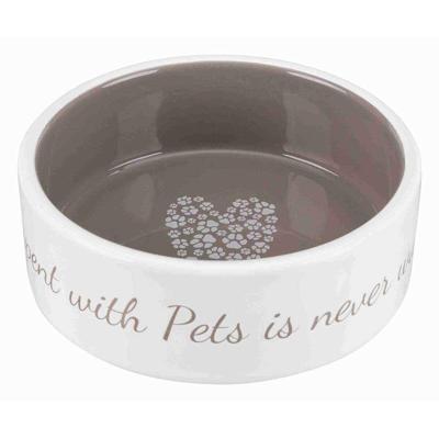 TRIXIE VOERBAK PETS HOME TAUPE 12 CM 4 ST