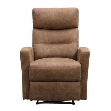 Relaxfauteuil Jackson - stof - lichtbruin - Leen Bakker