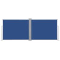 Windscherm uittrekbaar 140x1000 cm blauw - thumbnail