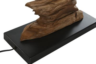 Bureaulamp Home ESPRIT Ijzer Teakhout 50 X 22 X 80 cm