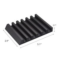 Yamazaki 5275 TOWER Tablet Stand, black, Aluminum/Silicone, 10 x 13 x 1.8 cm - thumbnail
