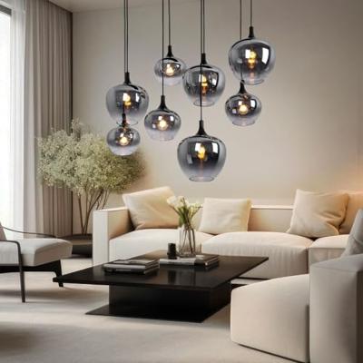 Globo Rechte hanglampMaxy 8-lichts - 15548-8H