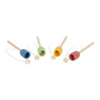 Small Foot - houten vang de bal set, set van 4 - thumbnail