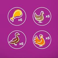 WHISKAS Poultry Feast - nat kattenvoer - 24x85 g - thumbnail