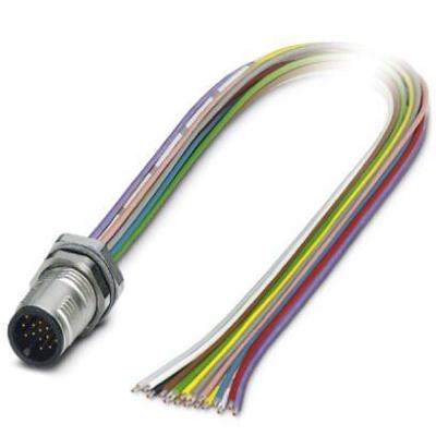 Phoenix Contact 1437135 Sensor/actuator inbouwconnector M12 Aantal polen (sensoren): 17 Stekker, inbouw 0.50 m 1 stuk(s) Phoenix Contact 1437135 Sensor/actuator inbouwconnector M12 Aantal polen (sensoren): 17 Stekker, inbouw 0.50 m 1 stuk(s)