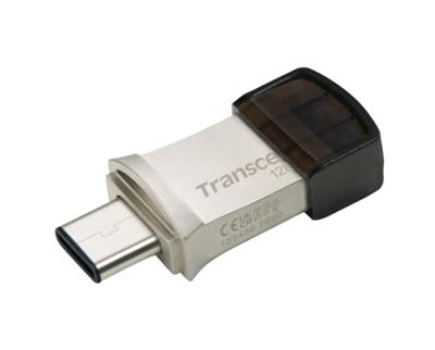 Transcend JetFlash 890 USB-stick smartphone/tablet Zilver 128 GB USB-A 3.2 Gen 2, USB-C Transcend JetFlash 890 USB-stick smartphone/tablet Zilver 128 GB USB-A 3.2 Gen 2, USB-C