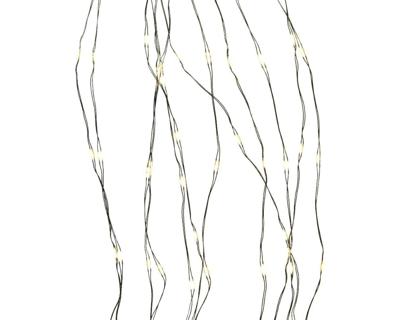LED-lichtkrans Lumineo Zilverkleurig 5 m Warm wit