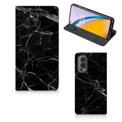 OnePlus Nord 2 5G | Standcase | Marmer Zwart - Origineel Cadeau Vader